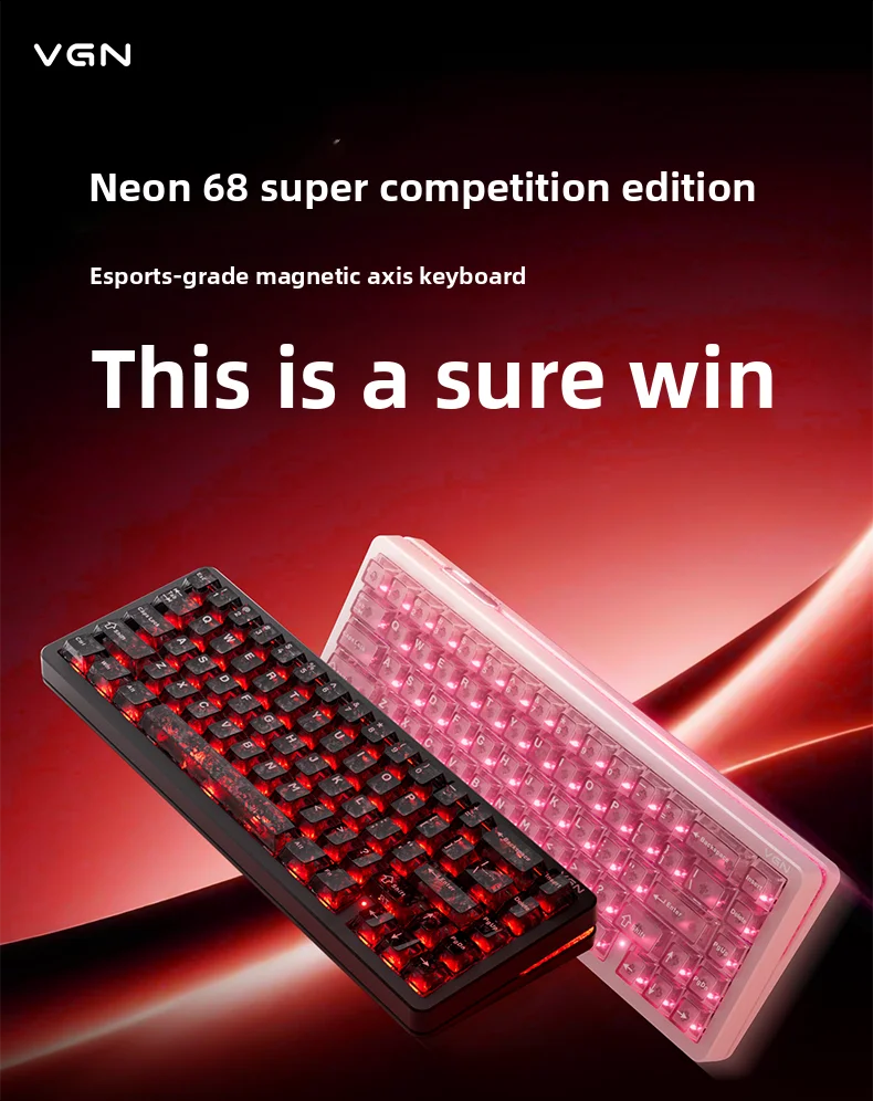 Keyboard Magnetik Aksis 68% La - Gaming Keyboard Thocky ulasan dan harga