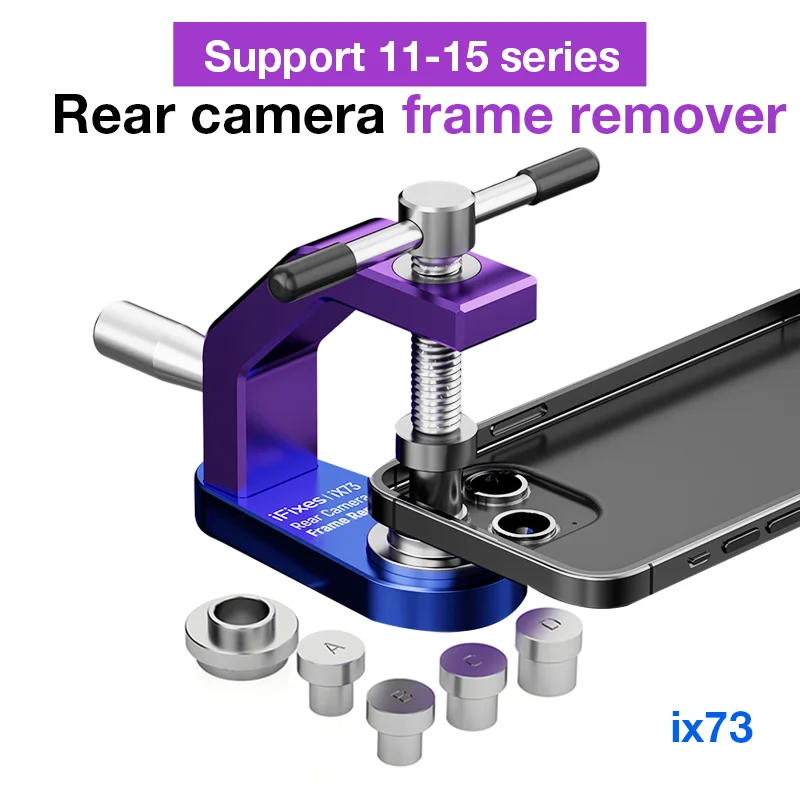 iFixes iX73 Rear Camera Frame Ring Remover No Hurt Rear Camera for IPhone  Back Camera Bezel Ring Remove Disassembly