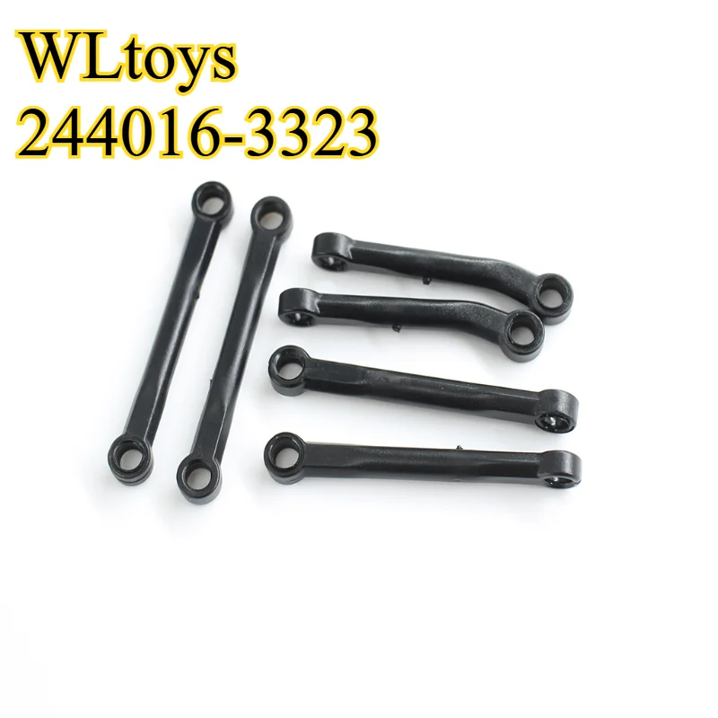 Wltoys carro de controle remoto 244016-3323 haste de tração fora de estrada carro de alta velocidade peças originais de fábrica 244006 peças universais