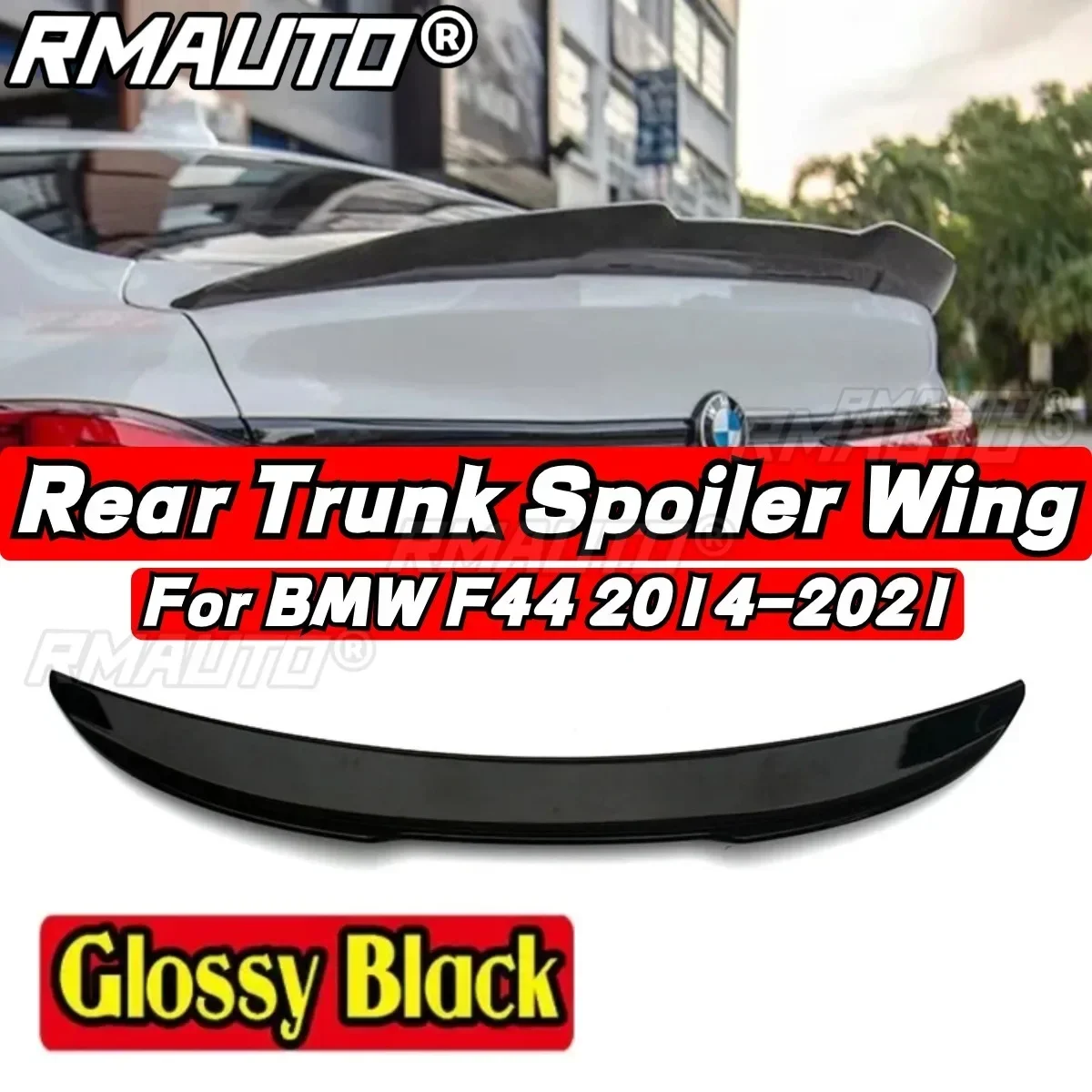 Car Rear Trunk Spoiler PSM Style Car Rear Spoiler Wing Body Kit For BMW 2 Series 4-door F44 218i 220d Car Accessories