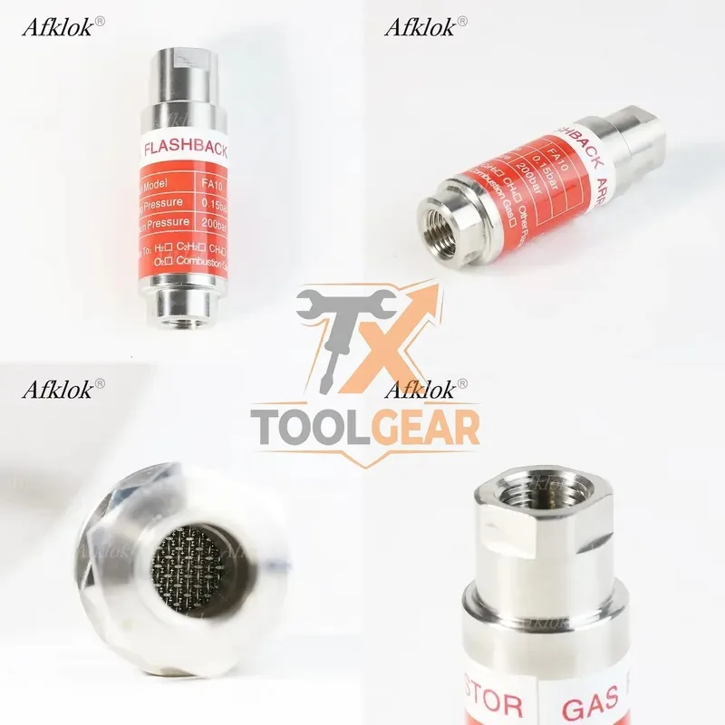 2026hotsale* Flashback Arrestors Thread Type Stainless Steel Safety Device High-pressure C2H2 Pipeline Flame