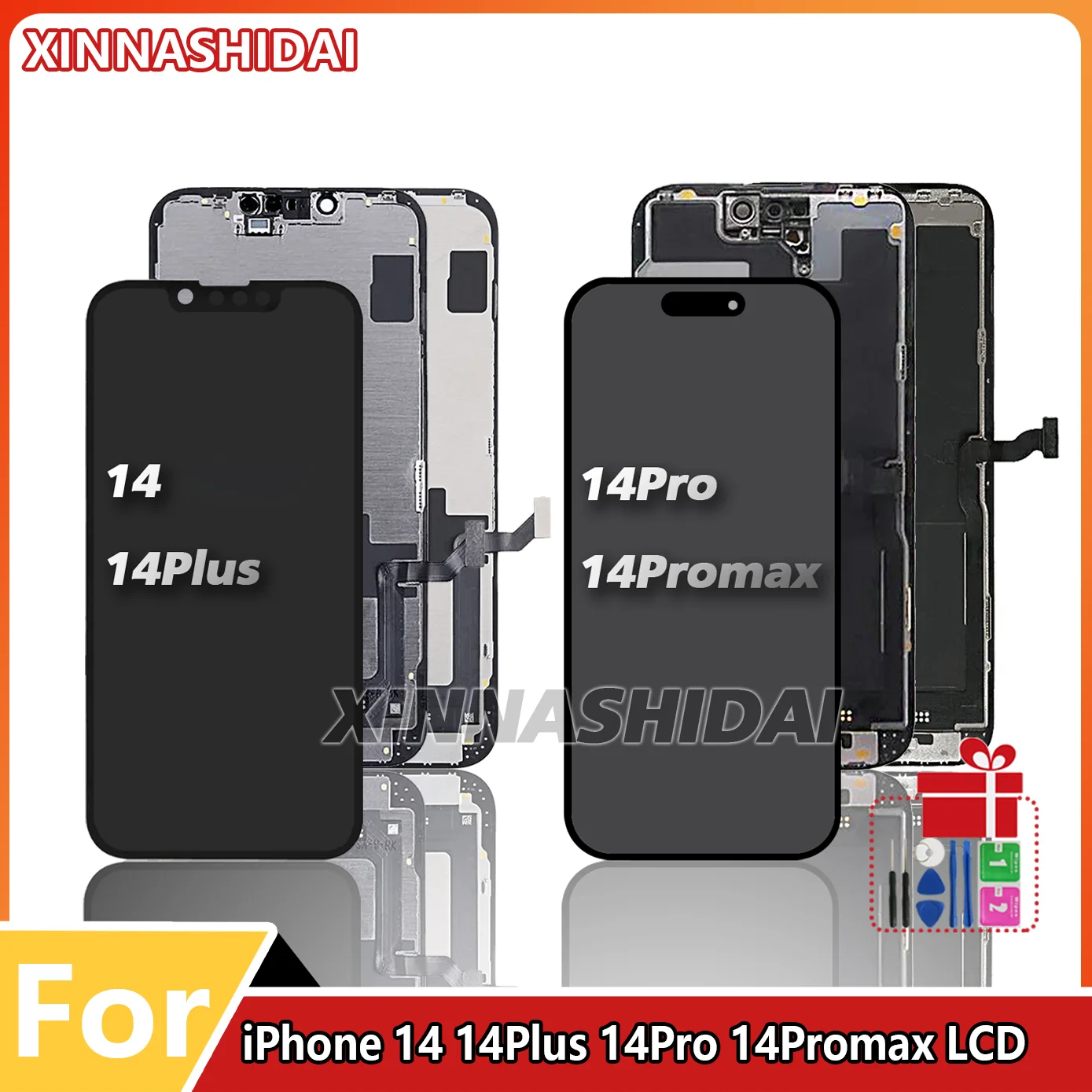 Incell For iPhone 14 14plus 14pro 14promax LCD Display Touch Screen Digitizer Assembly Replacement