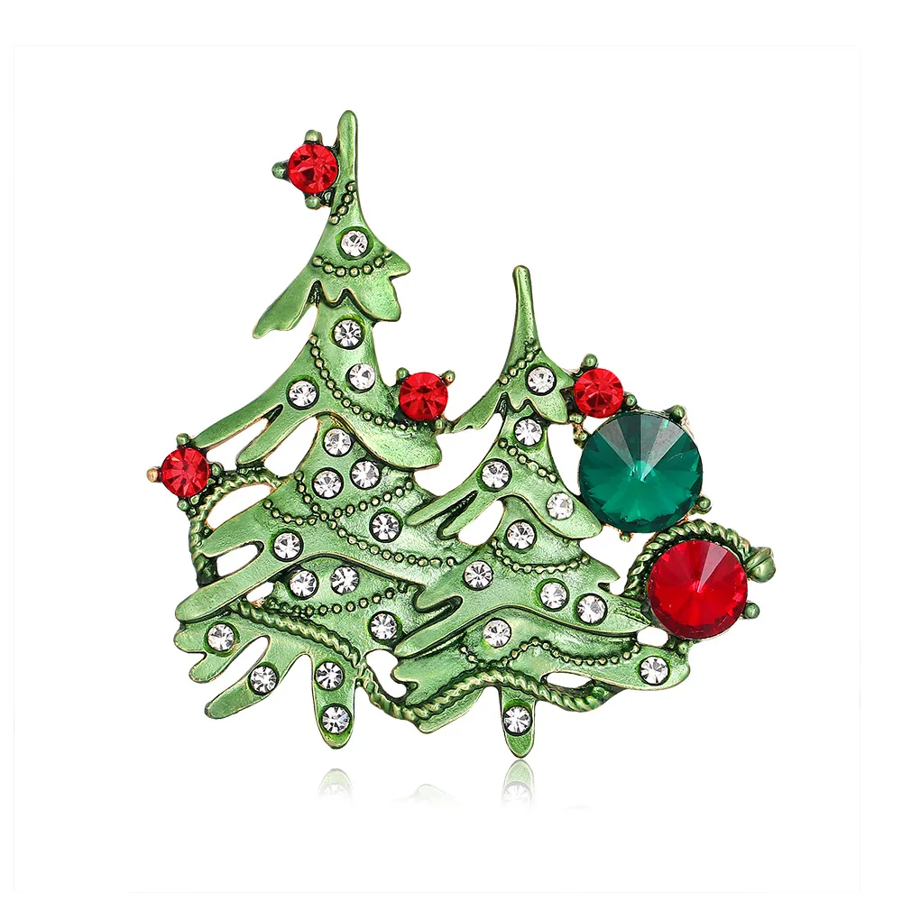 Women's Brooch Pins with Elegant Hypo-allergenic Alloy Painted Trees Lapel Pin for Thanksgiving Day Christmas Gift