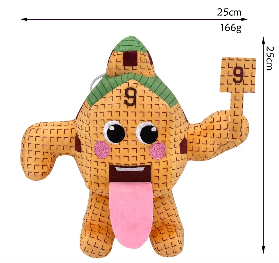 -- NEW Steal A Brainrot Esok Sekolah Plush Hot Game Peripheral Plushie Cute Cartoon No. 9 House Stuffed Doll Toy Gamer Fans Gift