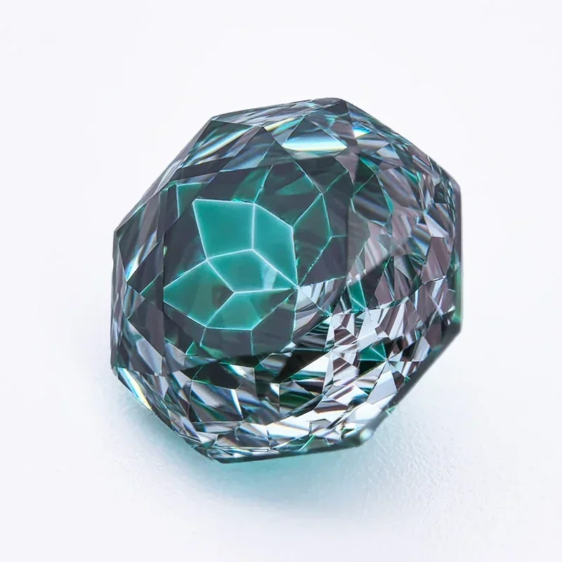 Z-Hot Sell Cubic Zirconia Special Rose Cut Dark Green Color Gemstone Bead Wholesale and Retail Diy Advanced Jewelry Rings Earrin