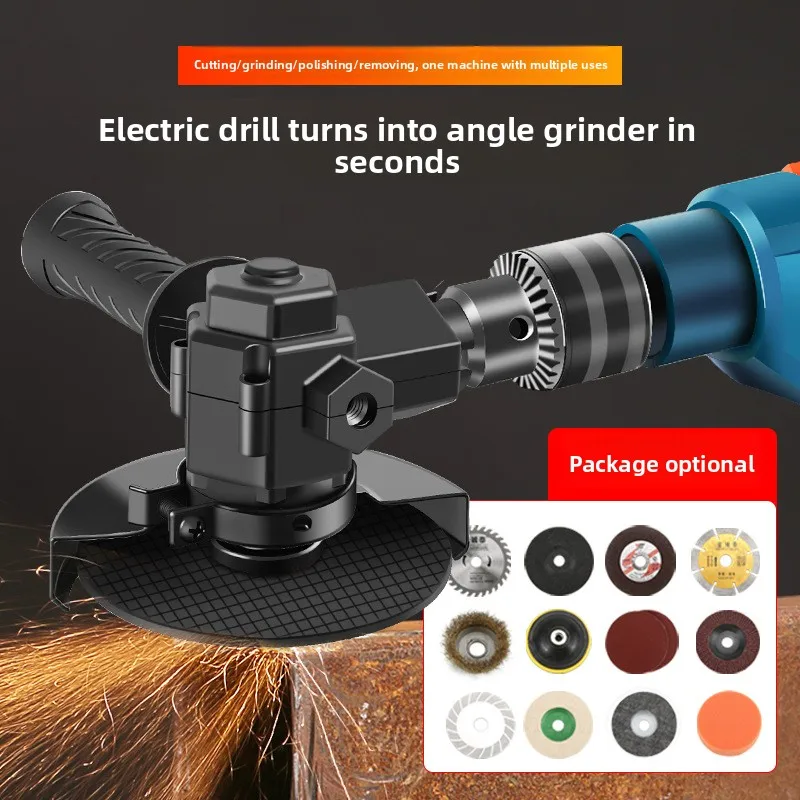 

Angle Grinder Heads Electric Drill To Angle Grinder Conversion Head Easy To Install And Disassemble Power Tool Accessories