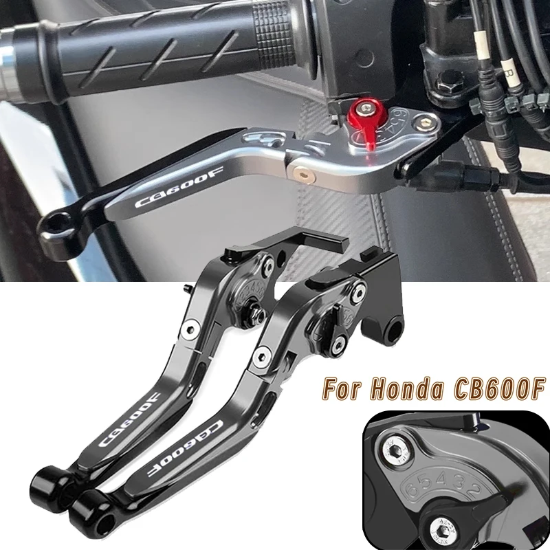 For Honda CB600F 2007-2013 Motorcycle CNC Adjustable Folding Extendable Brake Clutch Levers Handle Lever Parking handle clutch