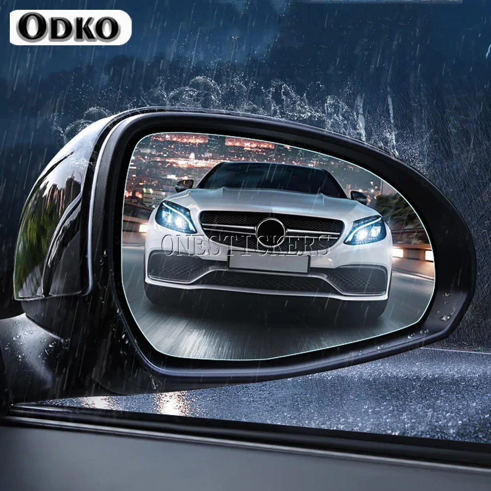 For Mercedes Benz C S Class W206 W223 2021 2022+ Car Accessories Rearview Mirror Rainproof Anti-Fog Waterproof Protective Film