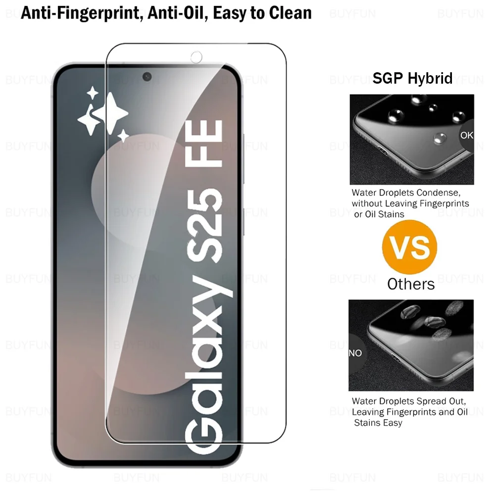 Samsung Galaxy S25 FE用 強化ガラス 2枚入り SamsungS25FE GalaxyS25FE S25FE S 25 F E 5G 画面保護フィルム スマホカバー