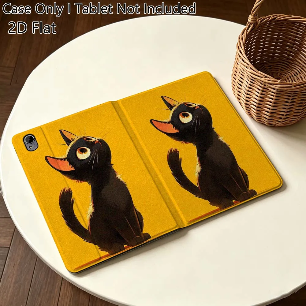 

Cat Cartoon Cute Art Popular For Huawei MediaPad T5 T10s M6 M5Lite SE Honor Tab 5 6 7 V7 V8 X8a X9a Pro Soft Tablet Case Gift