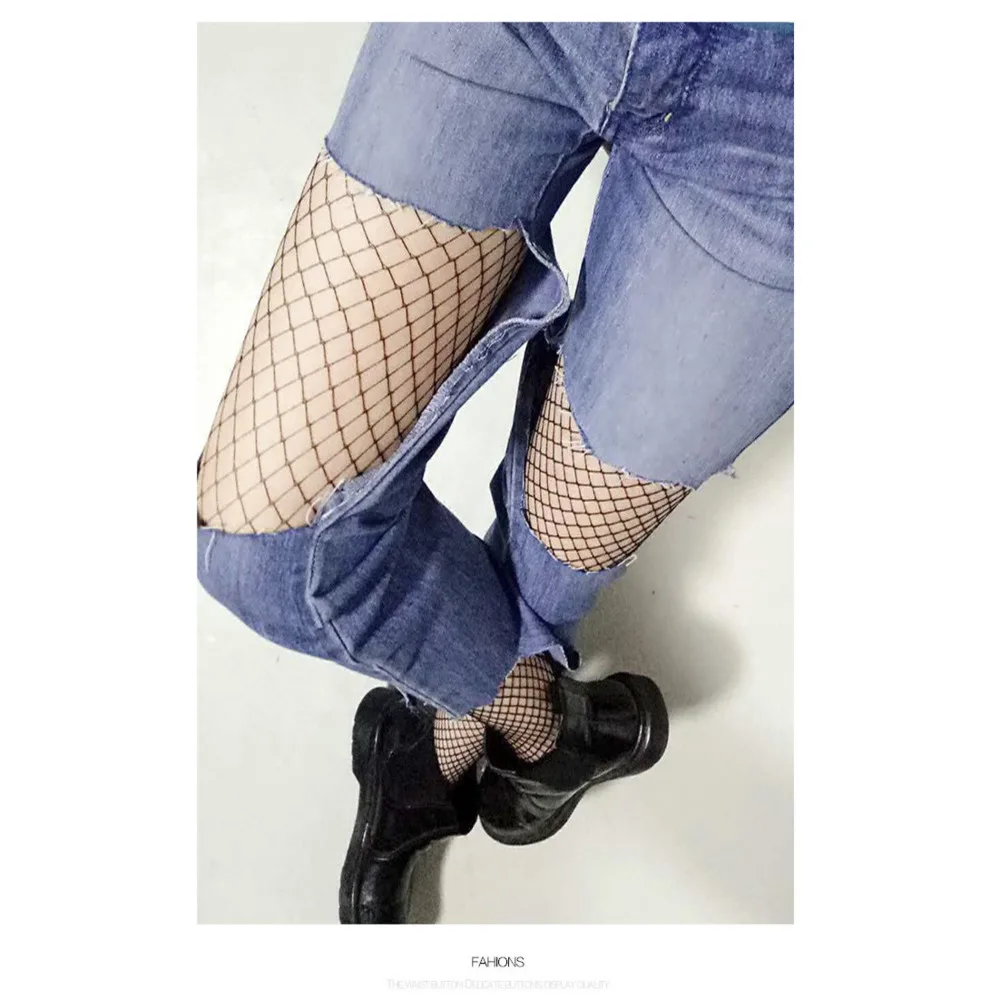 Party Hollow out sexy pantyhose female Mesh black women tights stocking slim fishnet stockings club party hosiery TT016-1pcs