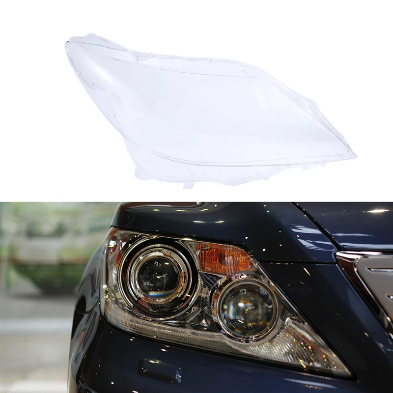 

For Lexus LS460 10-12 Car Headlight Shell Headlight Cover Head Light Lamp Lens Headlight Glass Auto Shell Cover Right Parts