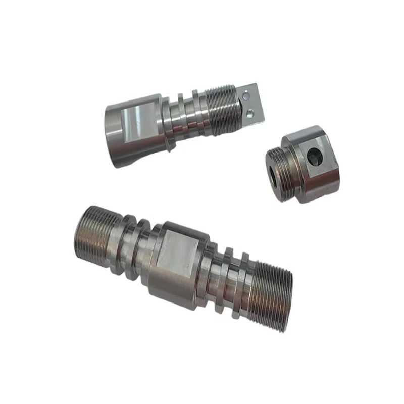 CNC machined stainless steel precision shaft joint assembly Hydraulic system custom accessories