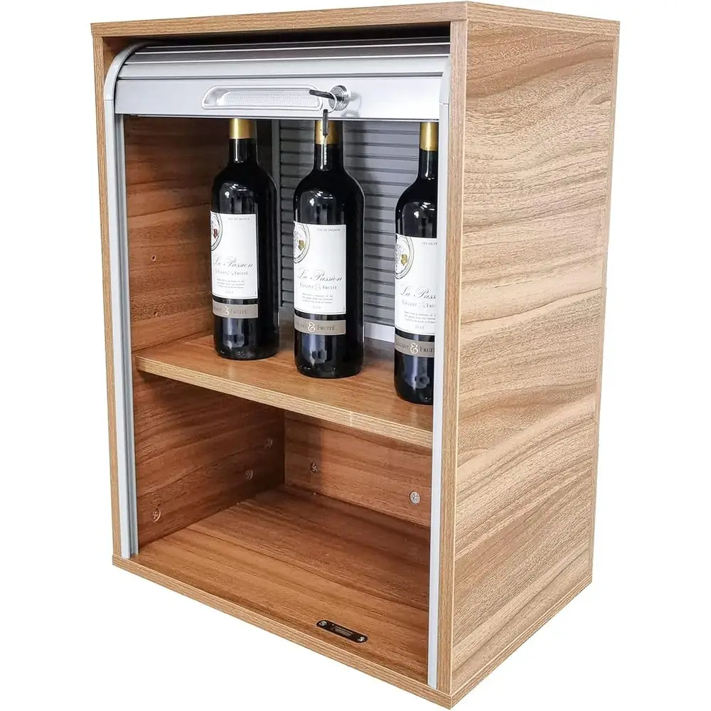 ตู้เก็บปืนแบบม้วนเก็บได้ ขนาด 18 นิ้ว กว้าง 24.8 นิ้ว สูง 11.8 นิ้ว รุ่น Man's Cove 21402 สำหรับเก็บของในโรงรถ