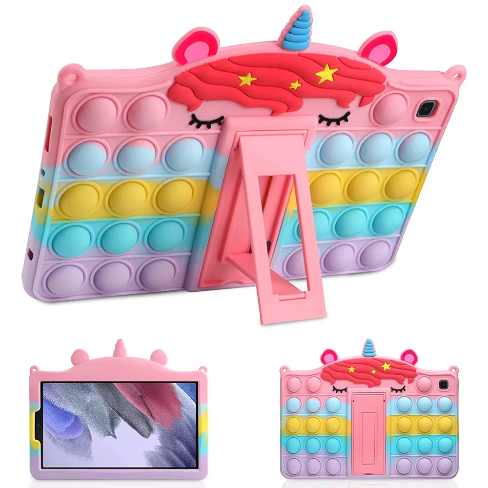 Funda con soporte para tableta Samsung Galaxy Tab A7 10,4 T505 A 10,1 T510 A7 Lite 8,7 T220 8,0 T290 S6 Lite P610 A8 10,5 X200