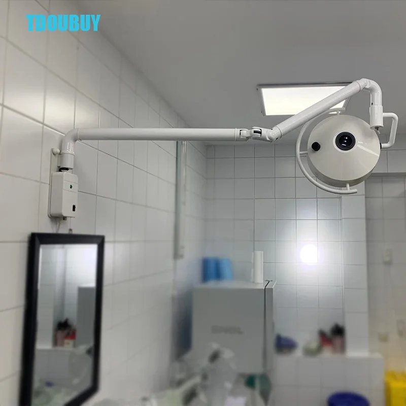 72W LED stomatologia zimne światło lampa bezcieniowa chirurgiczna lampa ścienna piękna tatuaż dla zwierząt domowych bez cienia