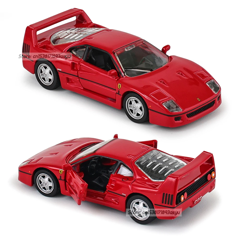 Maisto 1: 64 Ferrari 40 Dual-color selection Chassis alloy die-casting car model collection gift toys car door can be opened