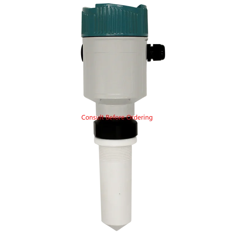 Compteur de niveau solide radar 80G de lecture LCD à couverture bleue