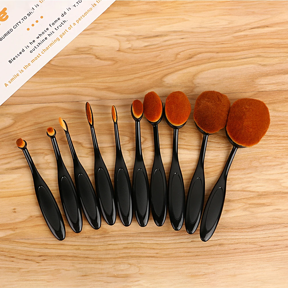 10PCS/SET Blending Brushes Kit Holders Mixed Size For DIY Crafts Card Ink Stamp Stencils Backgrounds Easy And Smooth Application