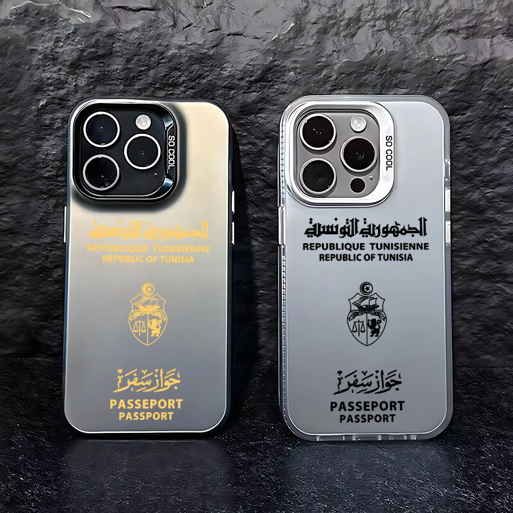 جراب هاتف جواز سفر الجزائر ، حلوى غير لامعة ، غطاء خلفي للصدمات ، آيفون 16 ، 15 ، 14 ، 13 ، 12 ، 11 برو ماكس ، X ، XR ، XS ماكس ، 8 ، 7 بلس #2