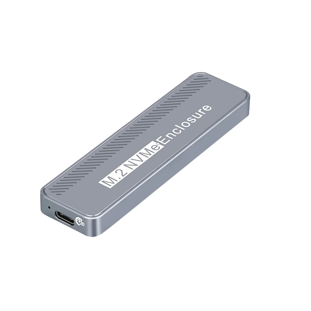 ABJZ 20Gbps M.2 NVME SSD Enclosure USB 3.2 GEN 2X2 Type C, External Case for 2230/2242/2260/2280 M/B +M Key
