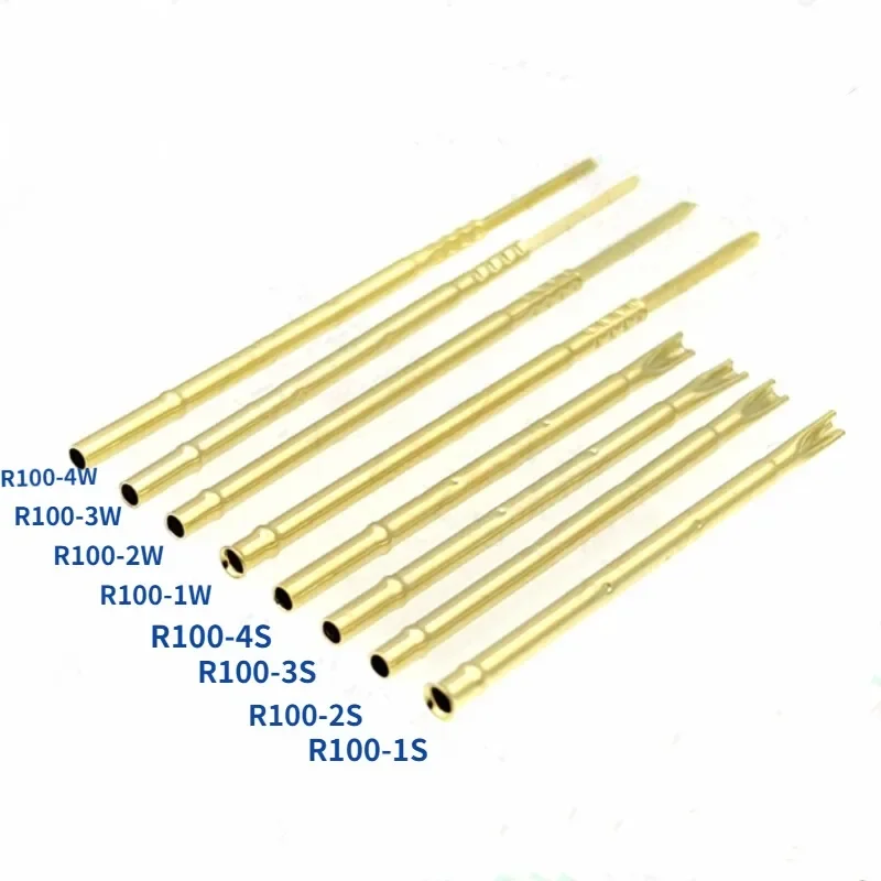 

20/100PCS Test Probe Tube R100-1W 2W 3W 4W 5W 1S 2S 3S 4S 4T Outer Diameter 1.67mmWire Wound Needle Sleeve Probe Needle Seat