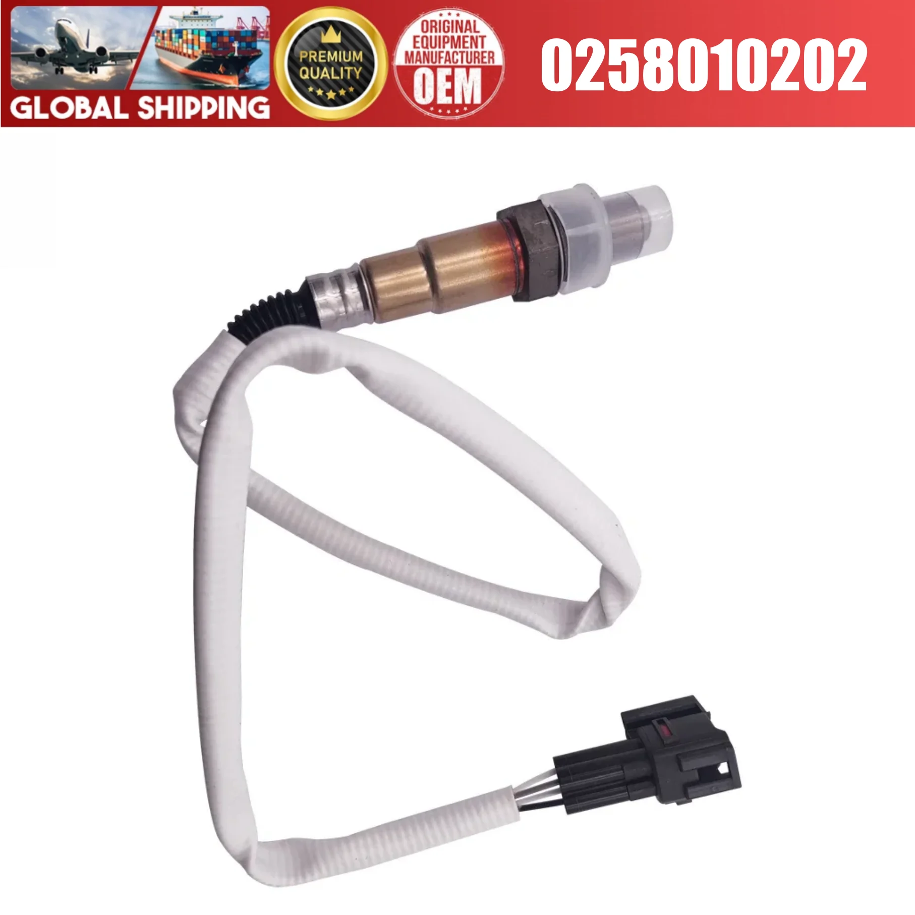 Oxygen Sensor 0258010202 for Suzuki Swift Hatchback AZH 1.4L Petrol K14B 2011-2018
