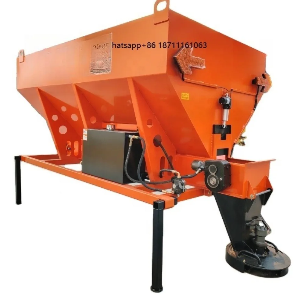 Salt Spreader Hot Sale 4 Cubic Meters Truck Mounted Snow Removal Equipment Deicing Agent Spreader for Winter Road