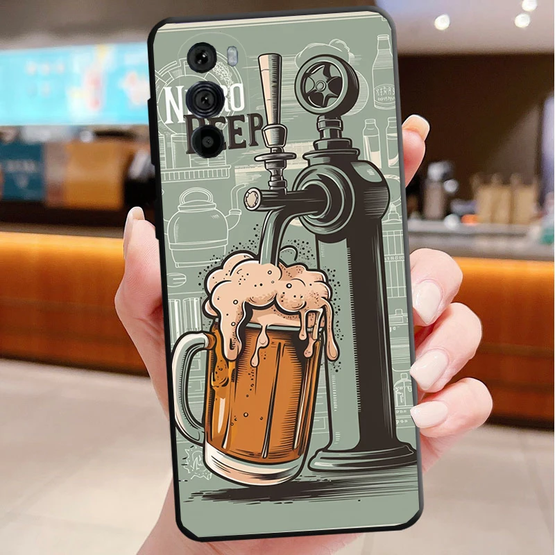 

Summer Beer Funda Phone Case For Motorola Edge 50 40 Pro 60 50 40 30 Ultra Neo Fusion Moto G Play G Stylus G Power G