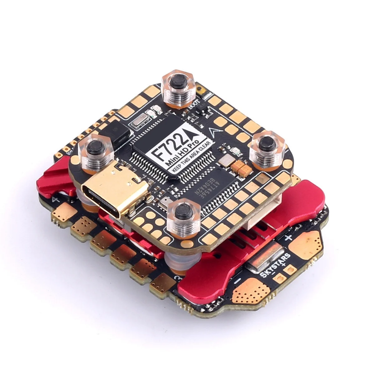 QA88X F722 ミニスタックフライトコントローラー AM32 55A 4IN1 ESC 20x20 3-6S 内蔵 OSD FPV フリースタイルドローン部品