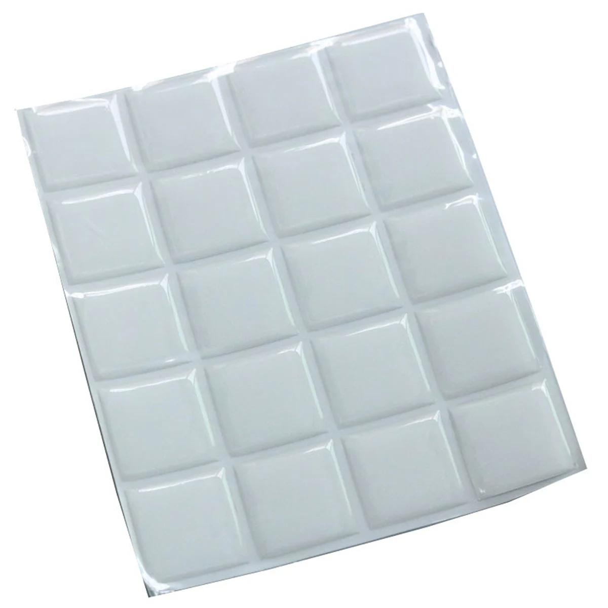 25mm Square Resin Epoxy Domes Stickers Cabochons Clear DIY Embellishments Scrapbook Making Findings