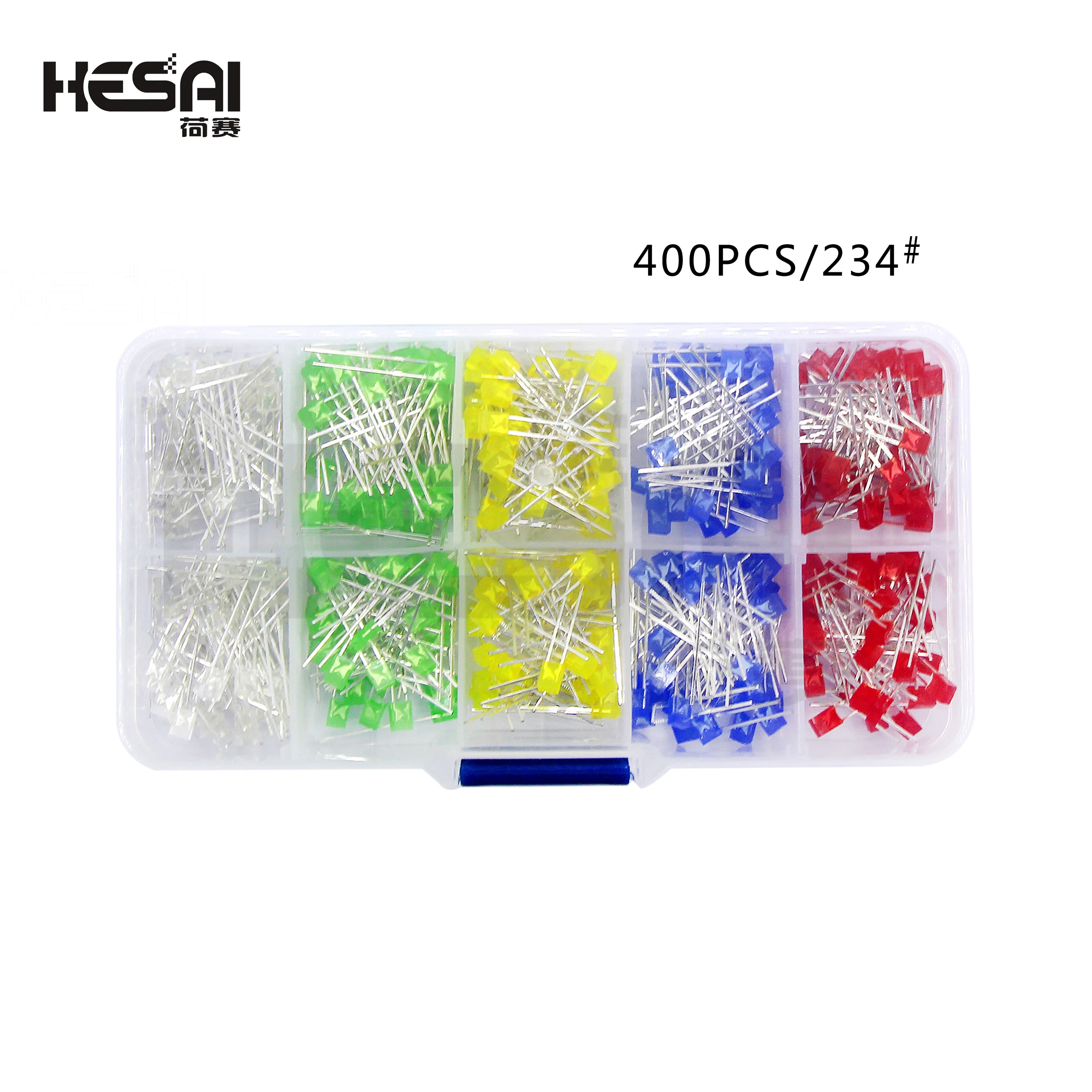 2x3x4 2x5x7 Square 5-Color Short-LEG Light-Emitting Diode LED In-Line Lamp Beads Boxed/bagged Electron DIY for Arduino Diy Kit
