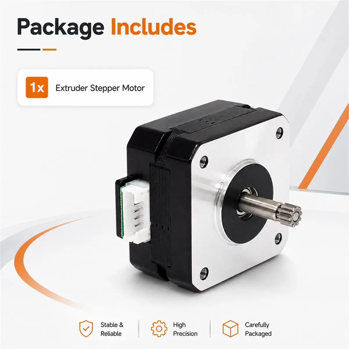 Upgraded Extruder Stepper Motor for 3 Precise Positioning Stable & Motor for 3 3D Printer Parts