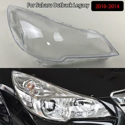 For Subaru Outback Legacy 2010-2014 Headlamp Cover Transparent Lampshade Headlight Shell Mask Lens Plexiglass