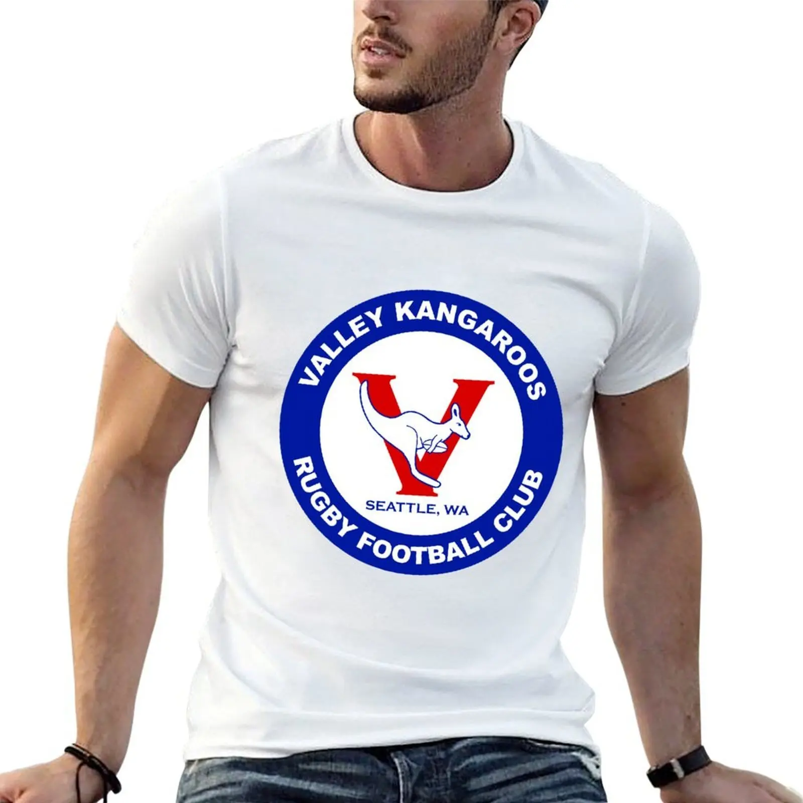 

Valley Kangaroos Circular T-Shirt funny t shirts cotton cotton t shirts man 100% man t shirt designer T-shirt