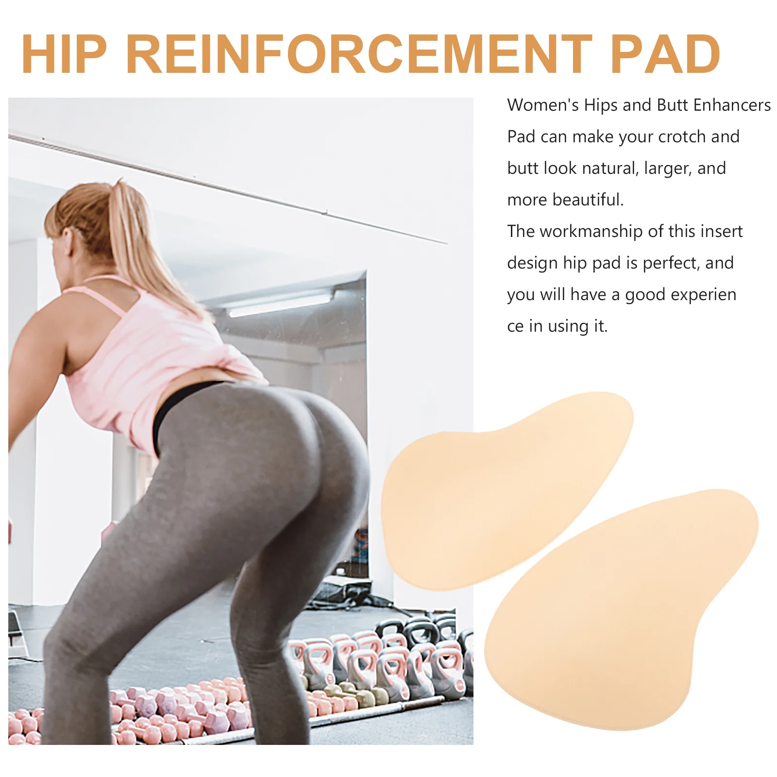 Hip Pads for Crossdressers Buttock Reusable Fake Girl Enhancer Buttocks