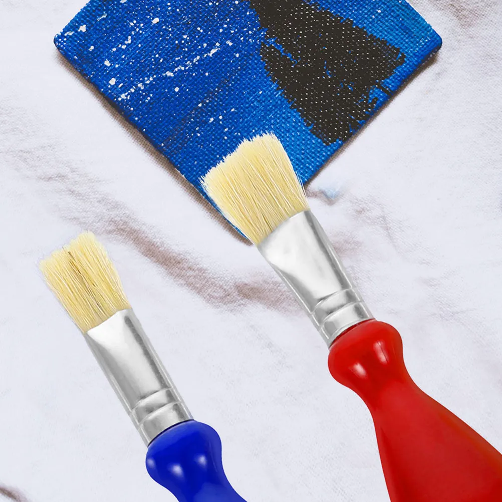 

12Pcs Artist Paint Brushes Set Soft Sturdy Bristles Easy Control Handle Ideal for Beginners Professionals Watercolor