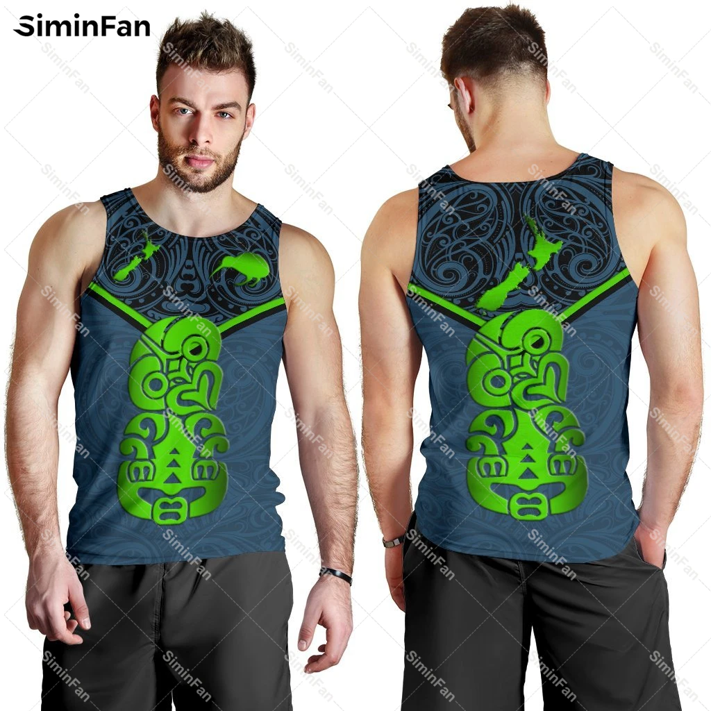 New Zealand Maori Rugby 3D All Over Printed Tank Top Mens Casual Vest Male Summer Sleeveless Tee Female Shirt Unisex Singlet