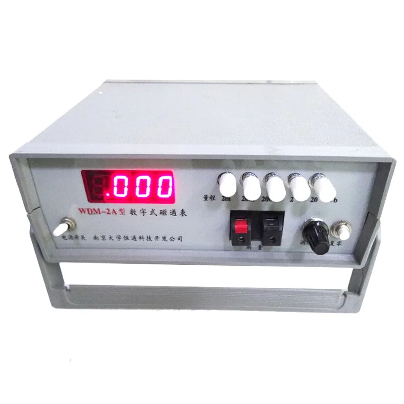 

Digital Fluxometer WDM-2A Benchtop Fluxometer Wb Weber Magnetic Field Strength Measuring Instrument
