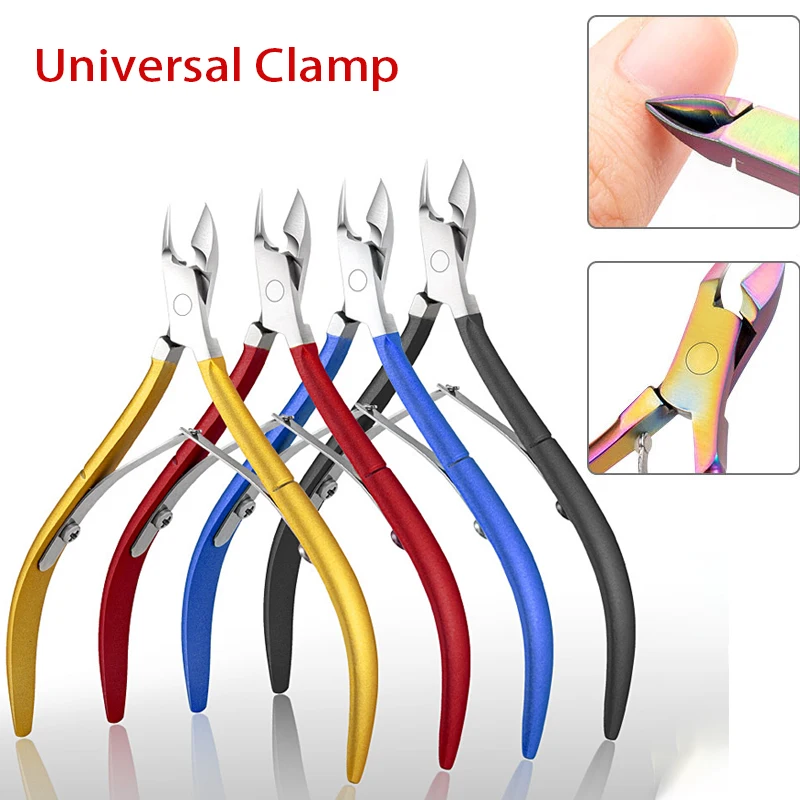 

Stainless Steel Nail Art Cuticle Nippers Scissor Clipper Cutter Dead Skin Remover Plier Manicure Tool Fingernail Trimming