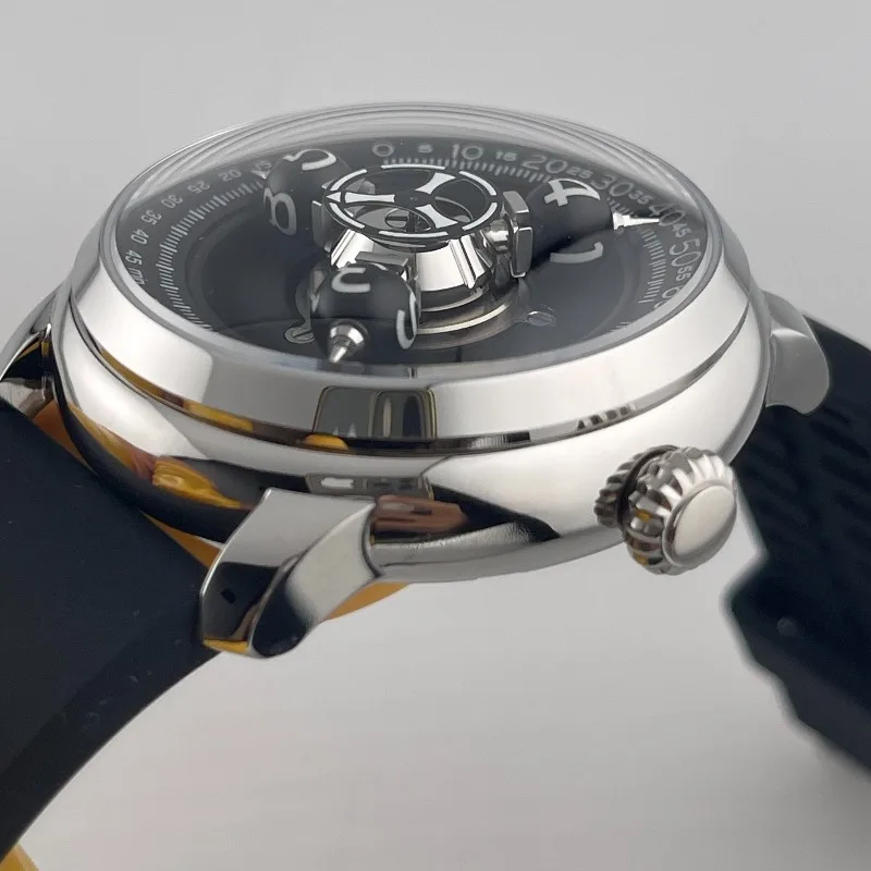 STRUC Time Shuttle Spherical Star Wheel Automatic Mechanical Watch | Monochrome Scale | Super Luminous
