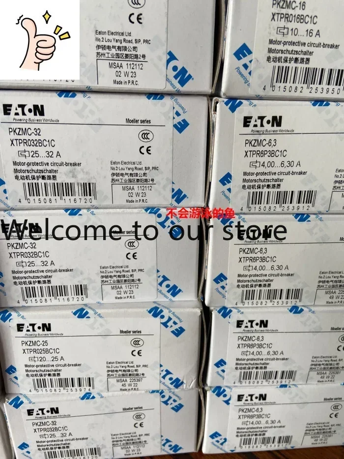 

Новый оригинальный защитный выключатель двигателя Eaton Admiralty Muller EATON PKZMC-4 (фото реального товара)