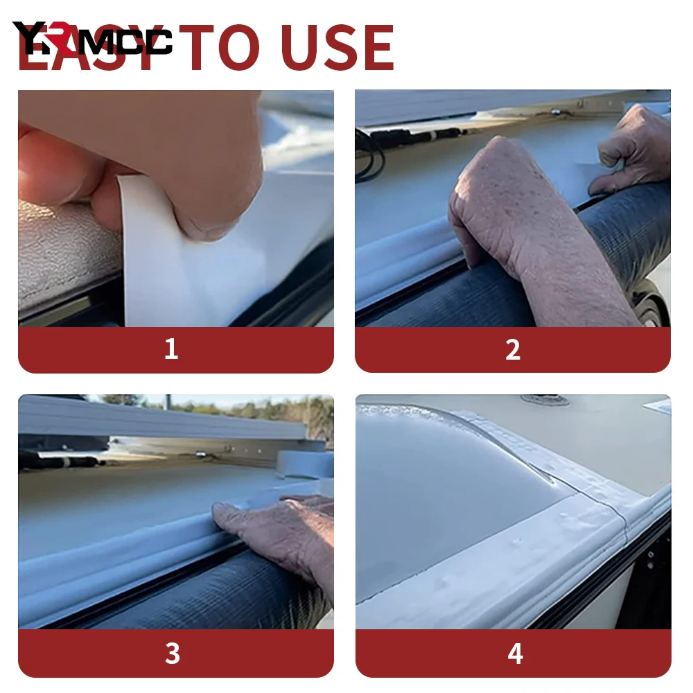 صيانة الشريط Campervan اكسسوارات أداة التخييم اكسسوارات السيارات إصلاح الشريط الثقيل ملصقات مقاومة للماء RV ذاتية اللصق المنزل