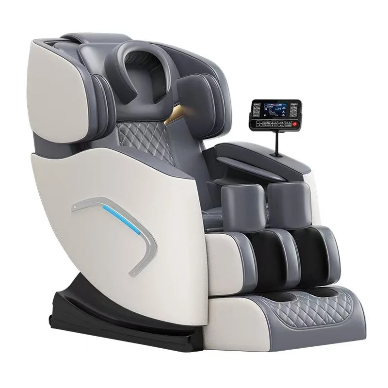 New Luxury 8D Shiatsu Massage Chair Zero Gravity Full Body Spa with Leather Arm Application Leather and PU Leather Material