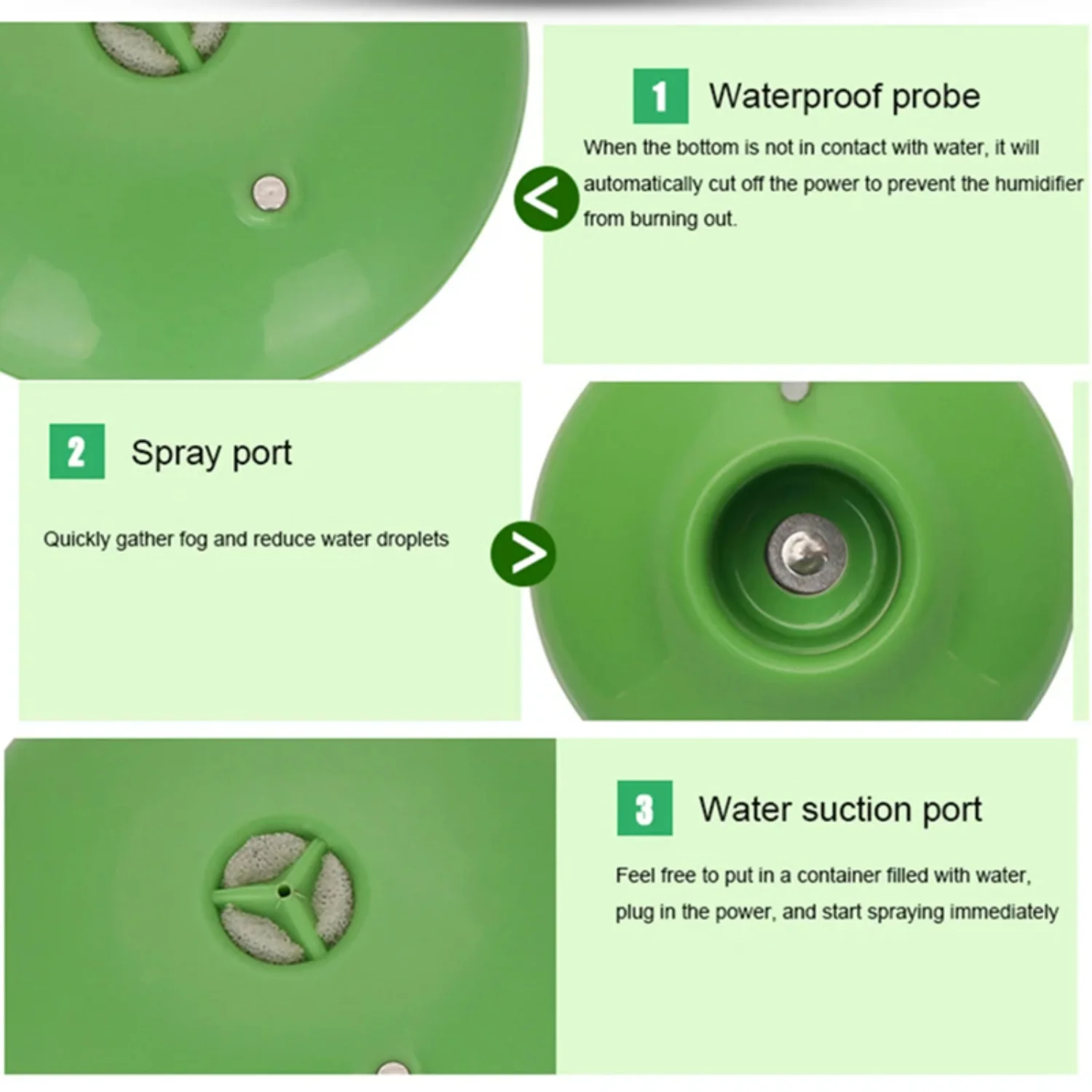 Портативный мини-НЛО увлажнитель с отрицательными ионами USB очиститель воздуха диффузор пара