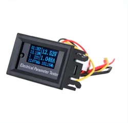 7in1 33V 10A OLED Multifunction Tester Voltage Current Time Temperature Capacity Power Voltmeter Ammeter Electrical Meter 0-33V