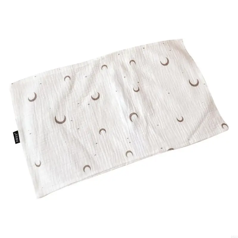 Housse coussin rectangulaire en coton pour nouveau-nés, R66D