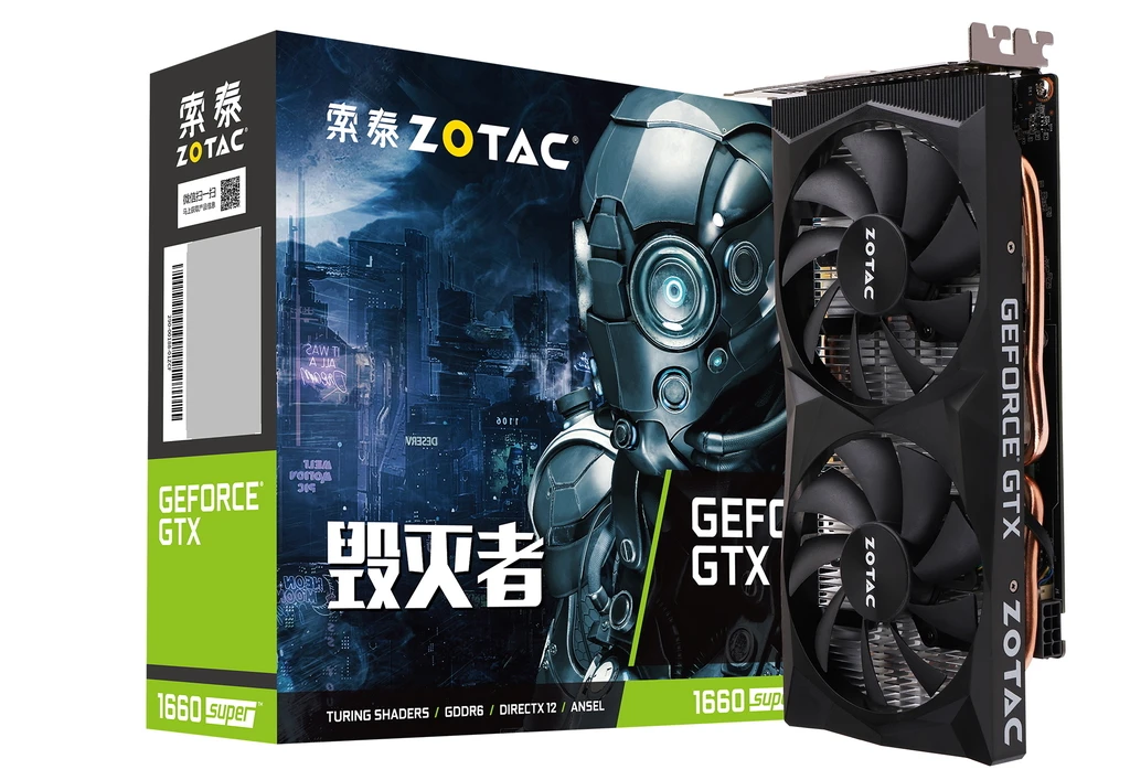 New ZOTAC GeForce GTX 1660 SUPER Doombringer Graphic Cards GPU Map For NVIDIA GTX1660S 6GB 12nm 1660 GTX 1660S Video Card GAMING