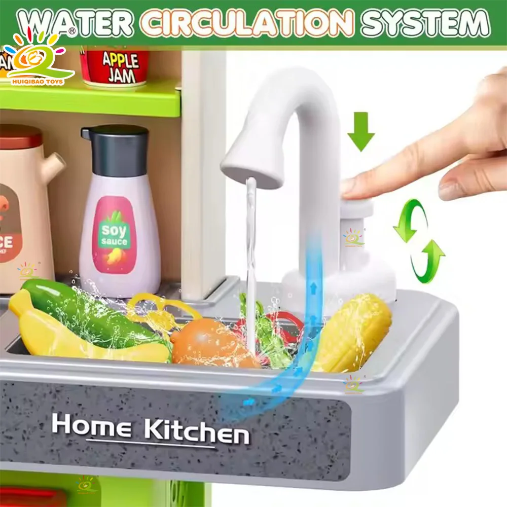 Il nuovo tavolo da cucina simula le funzioni di cottura della cucina Giocattolo elettrico Gioco di ruolo per bambini Giocattolo educativo