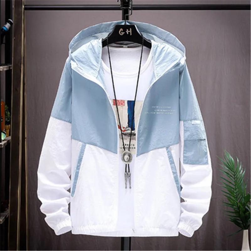 

Men Coat Sun UV Protection 4xl Jacket Hooded Fishing Unisex Light Breathable Outdoor Sport Summer Waterproof Quick Dry jackets